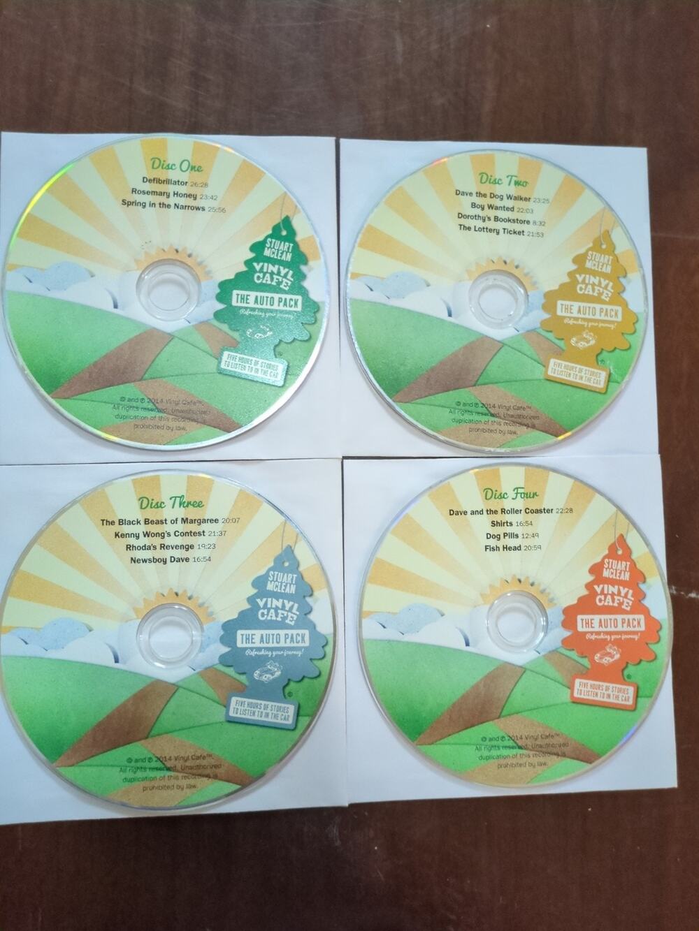 STUART MCLEAN VINYL CAFE: THE AUTO PACK 4 cds discs only